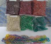 MIX2 Coroncine Rosari Perle Acriliche Ovali 4x6 Mm